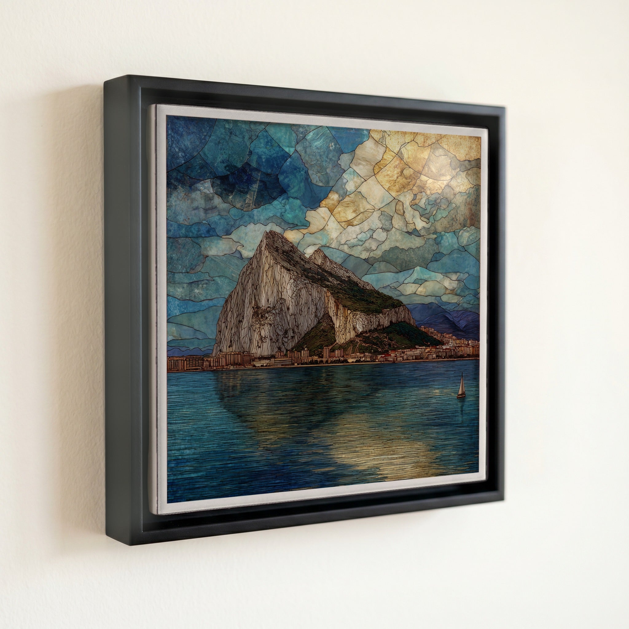 Gibraltar Rock View From la Linea — front