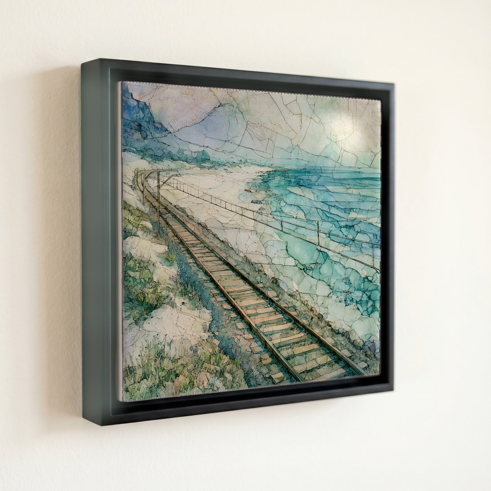 a False Bay beach of white — front