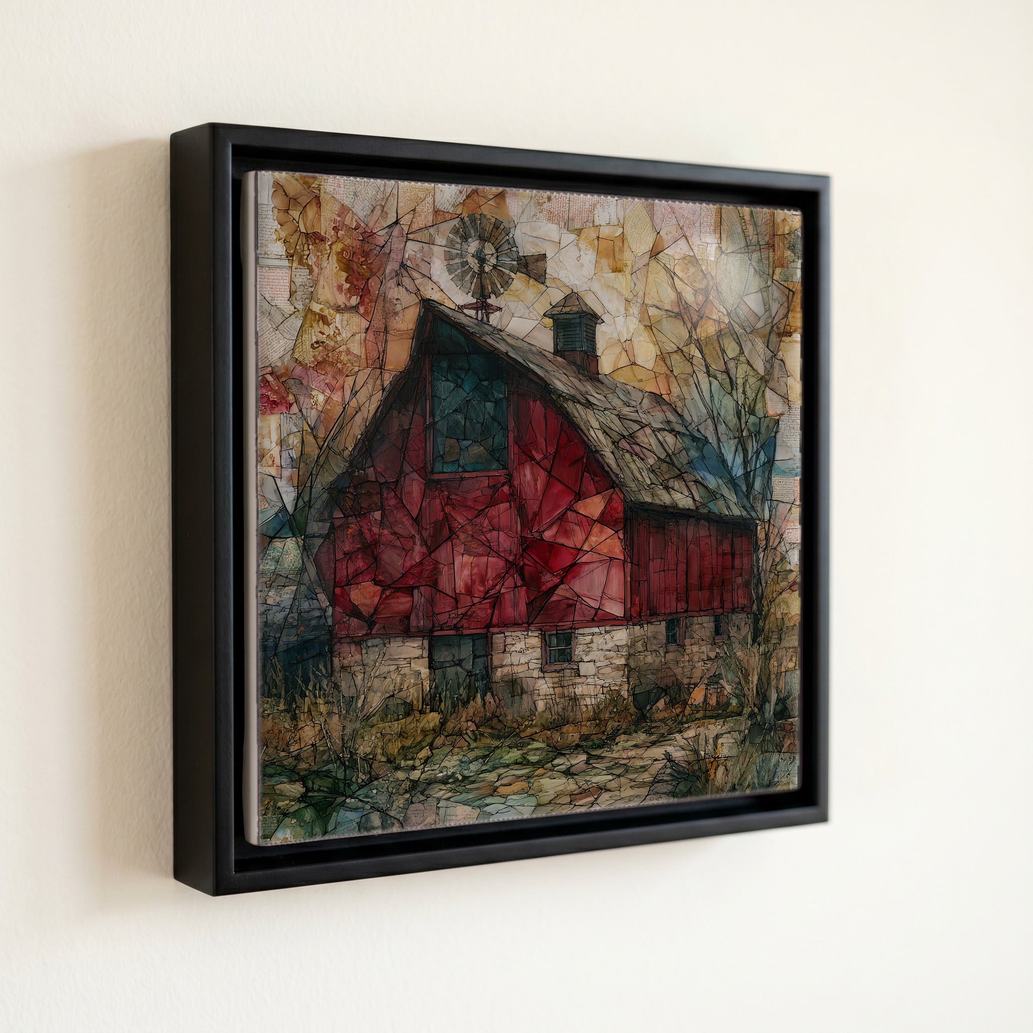 a Delaware red barn — front