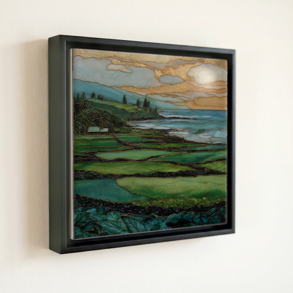 Keanae Peninsula Maui Ceramic Art Tile — front