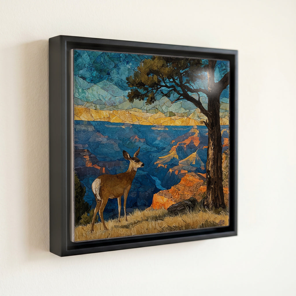 a mule deer — front