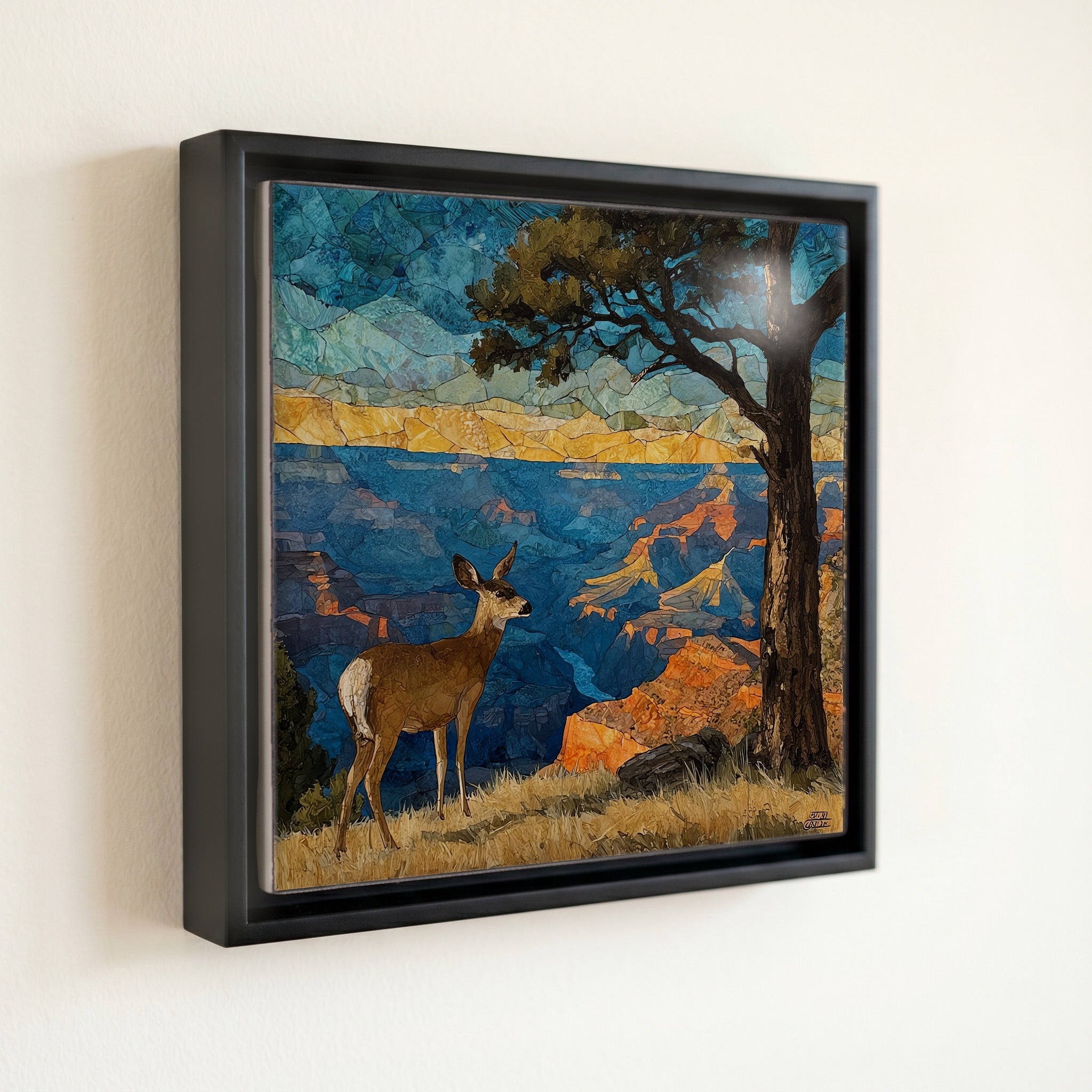 a mule deer — front