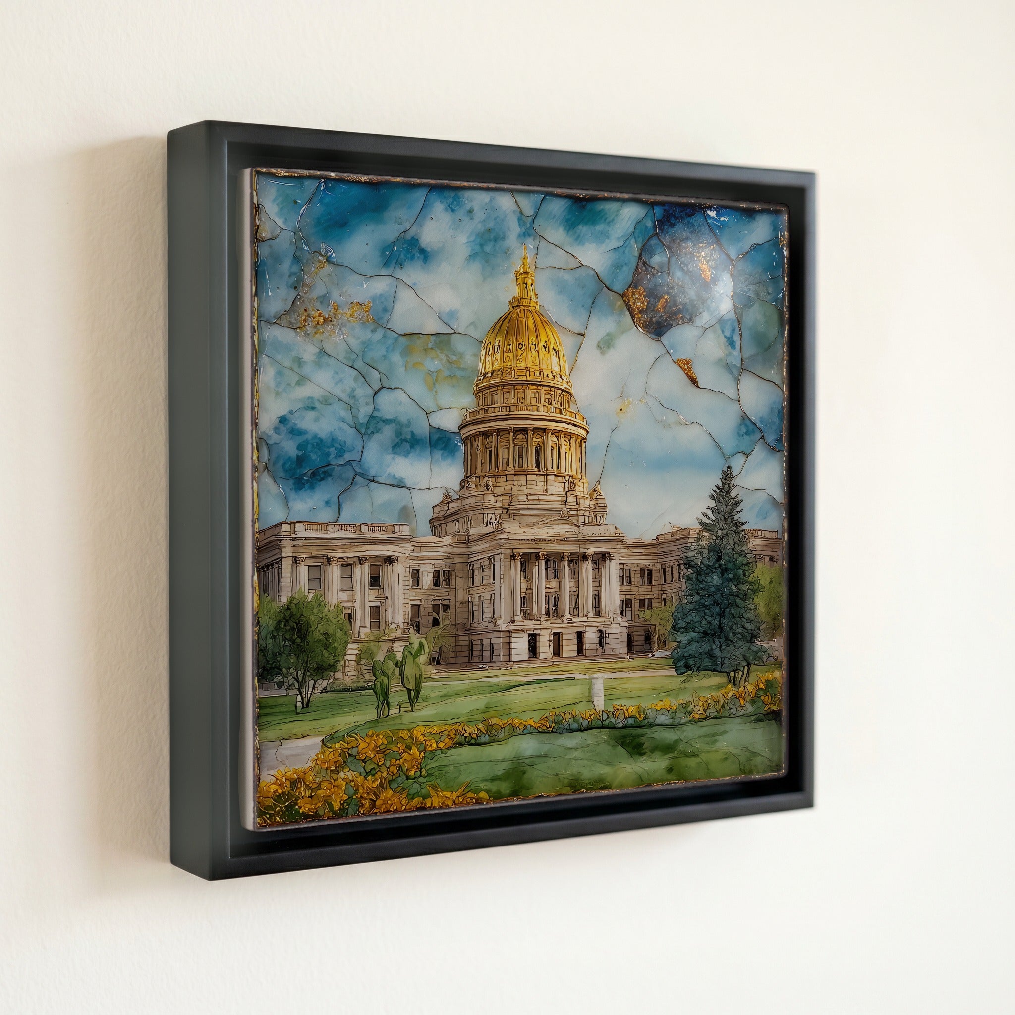 the Wyoming State Capitol — front