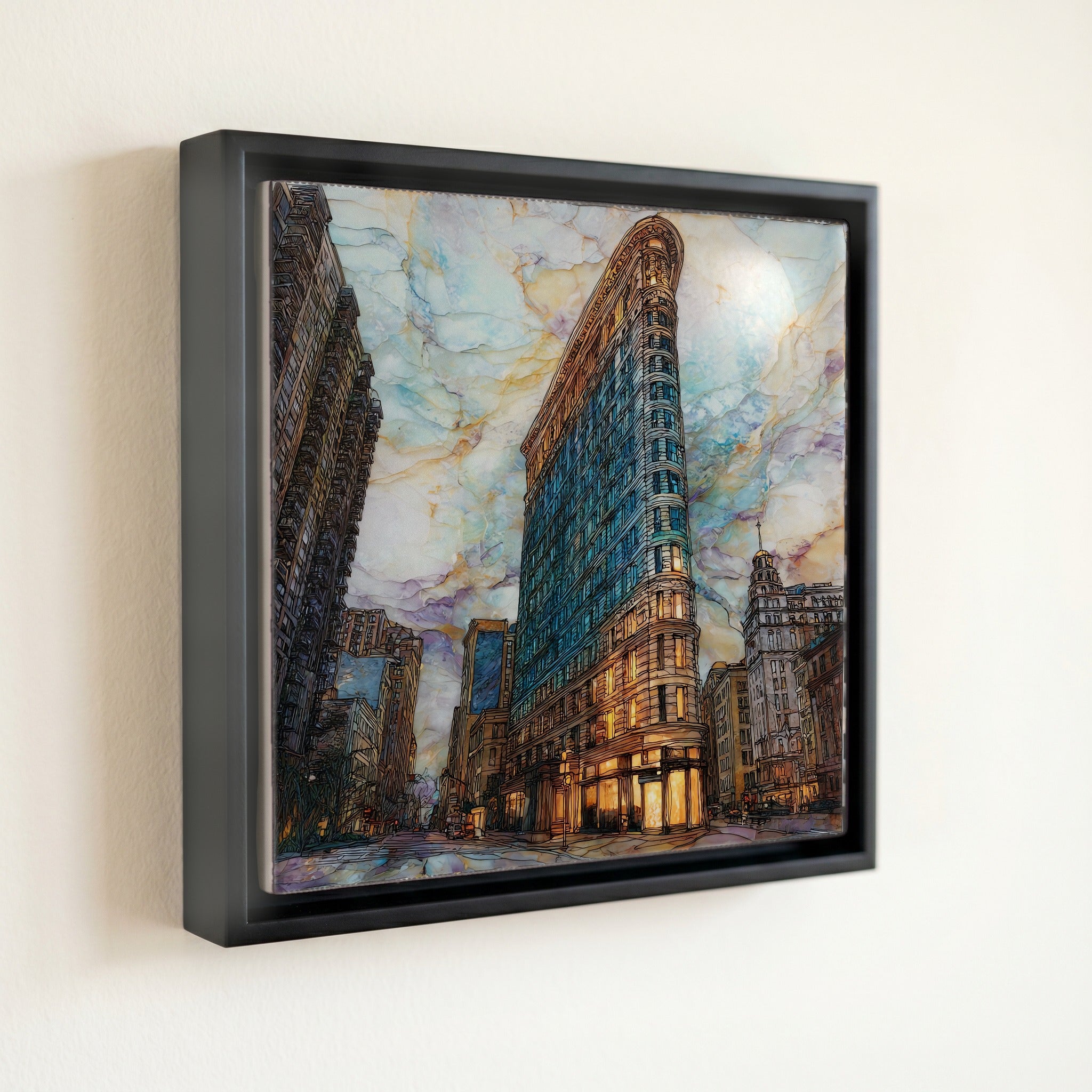 the Flatiron Building wedged — front
