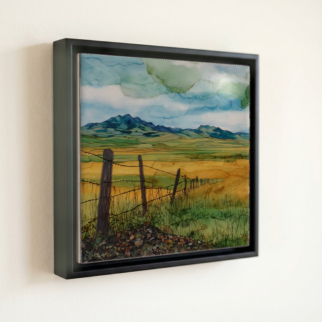 Russell Country prairie along — front