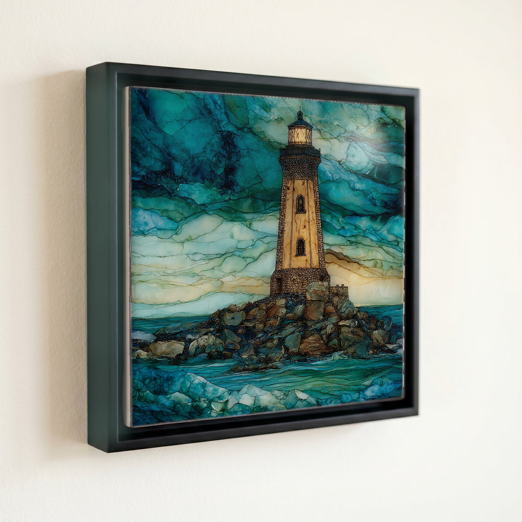 Sakonnet Point Lighthouse offshore — front