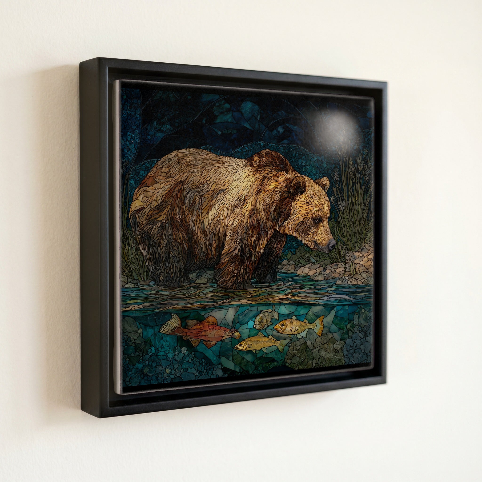a Kodiak brown bear on Kodiak — front