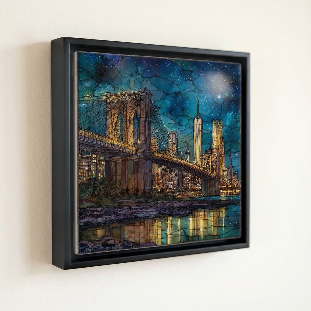 the Brooklyn Bridge — front