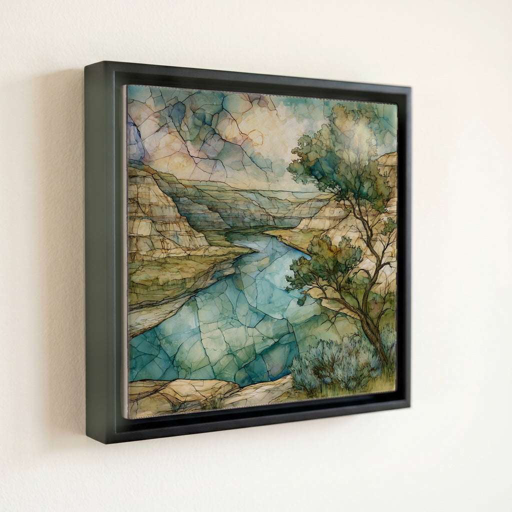 a Little Missouri River bend — front