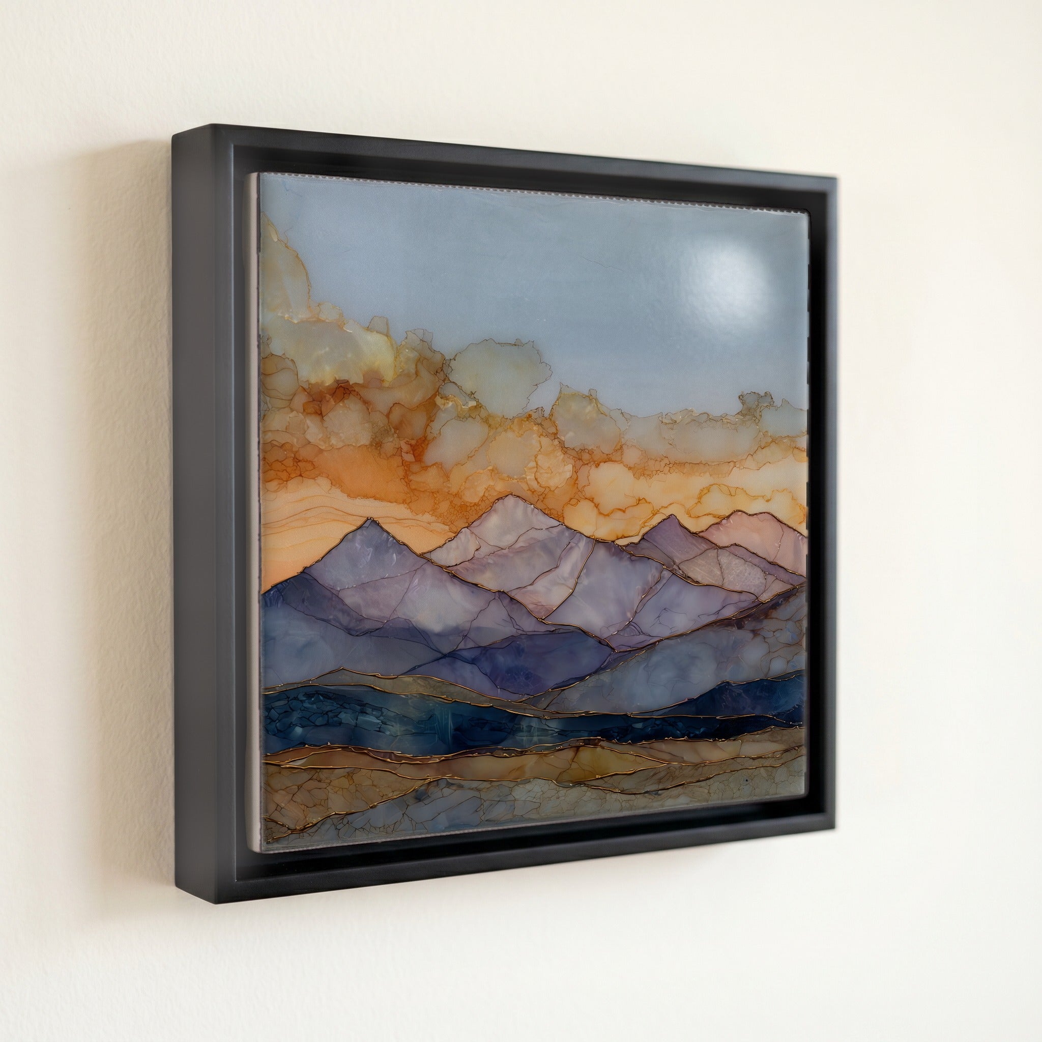 Mount Massive long ridge Sawatch Range Ceramic Art Tile — front