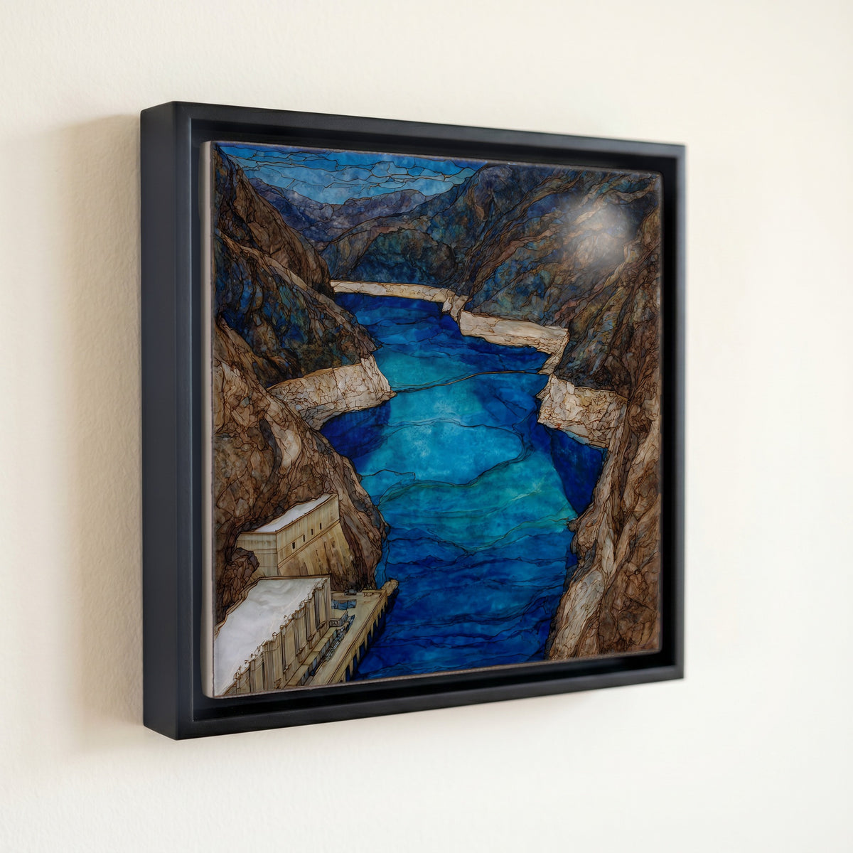 the Lake Mead Hoover Dam overlook — front