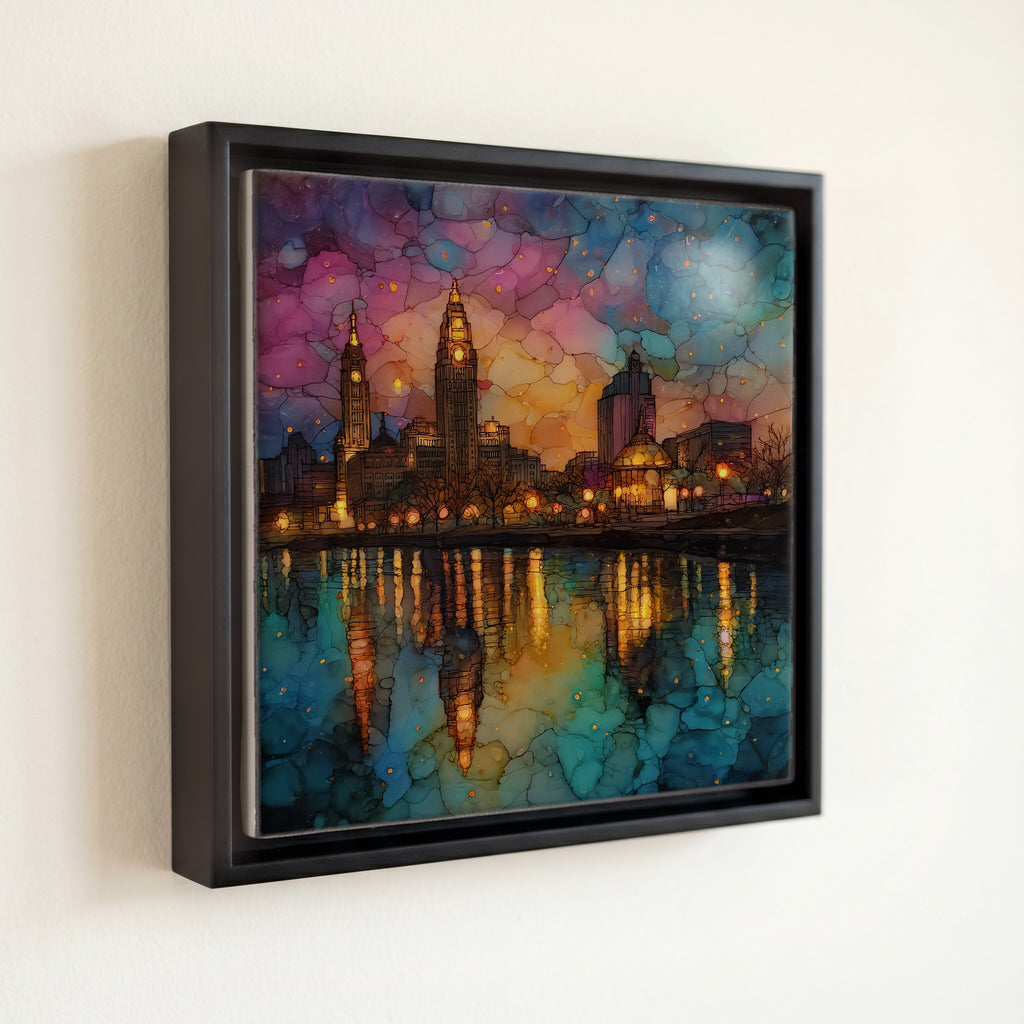 the Buffalo skyline across the Lake — front