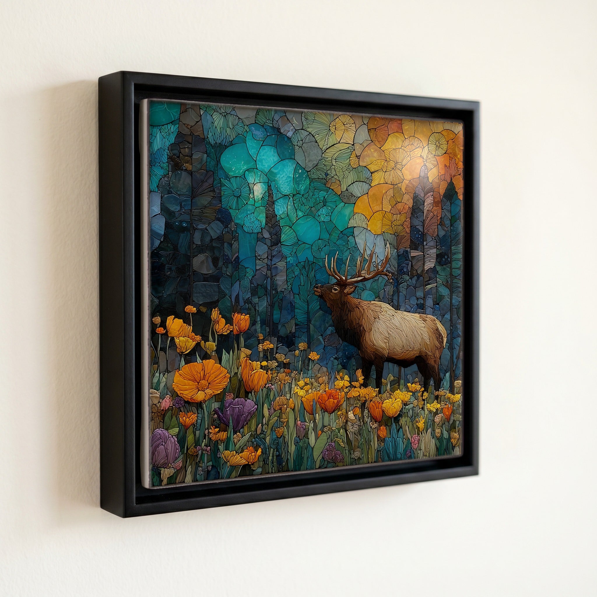 an elk meadow in — front