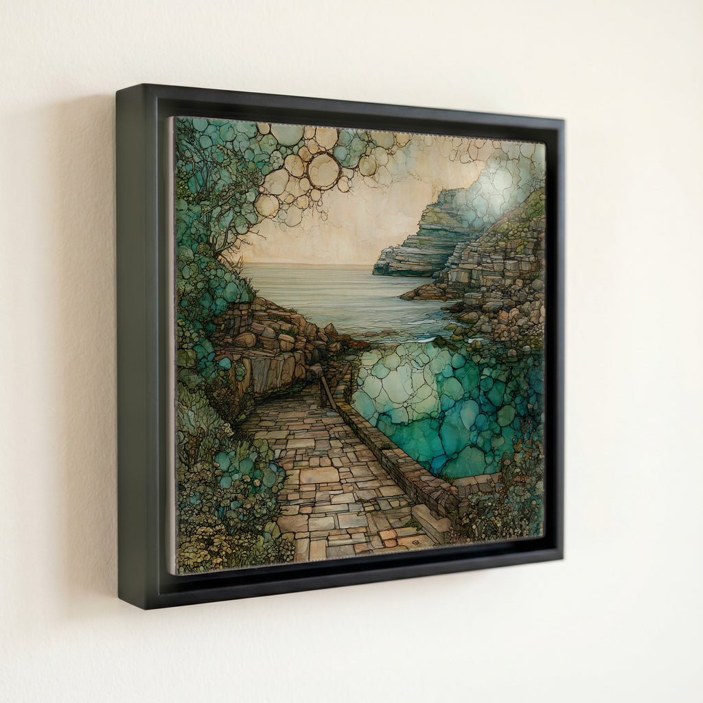 a quiet green cove — front