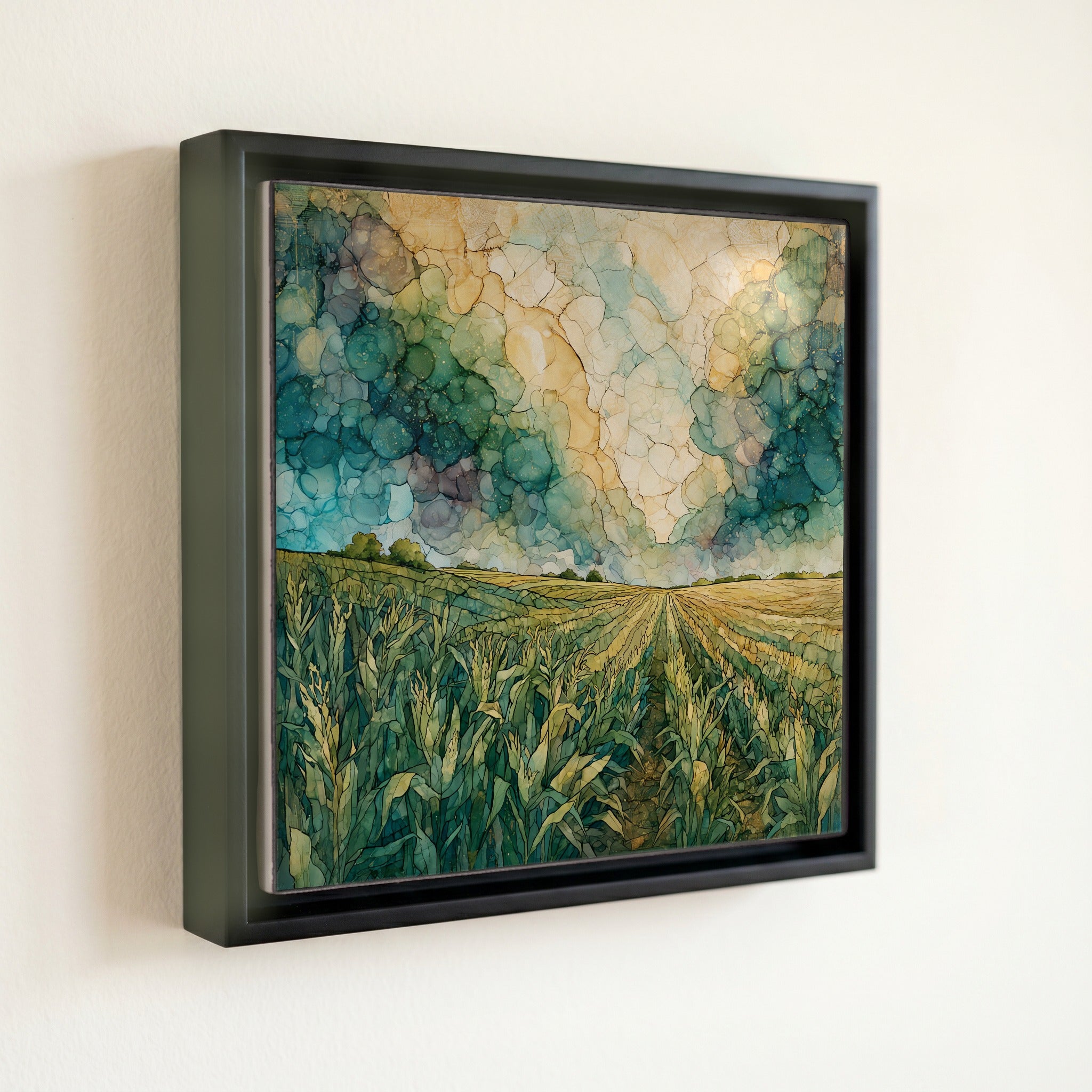 an Iowa cornfield — front