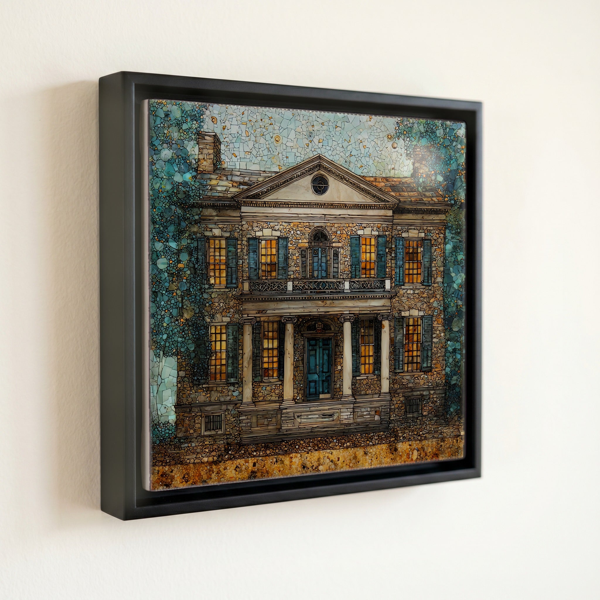 the Carroll Mansion in — front