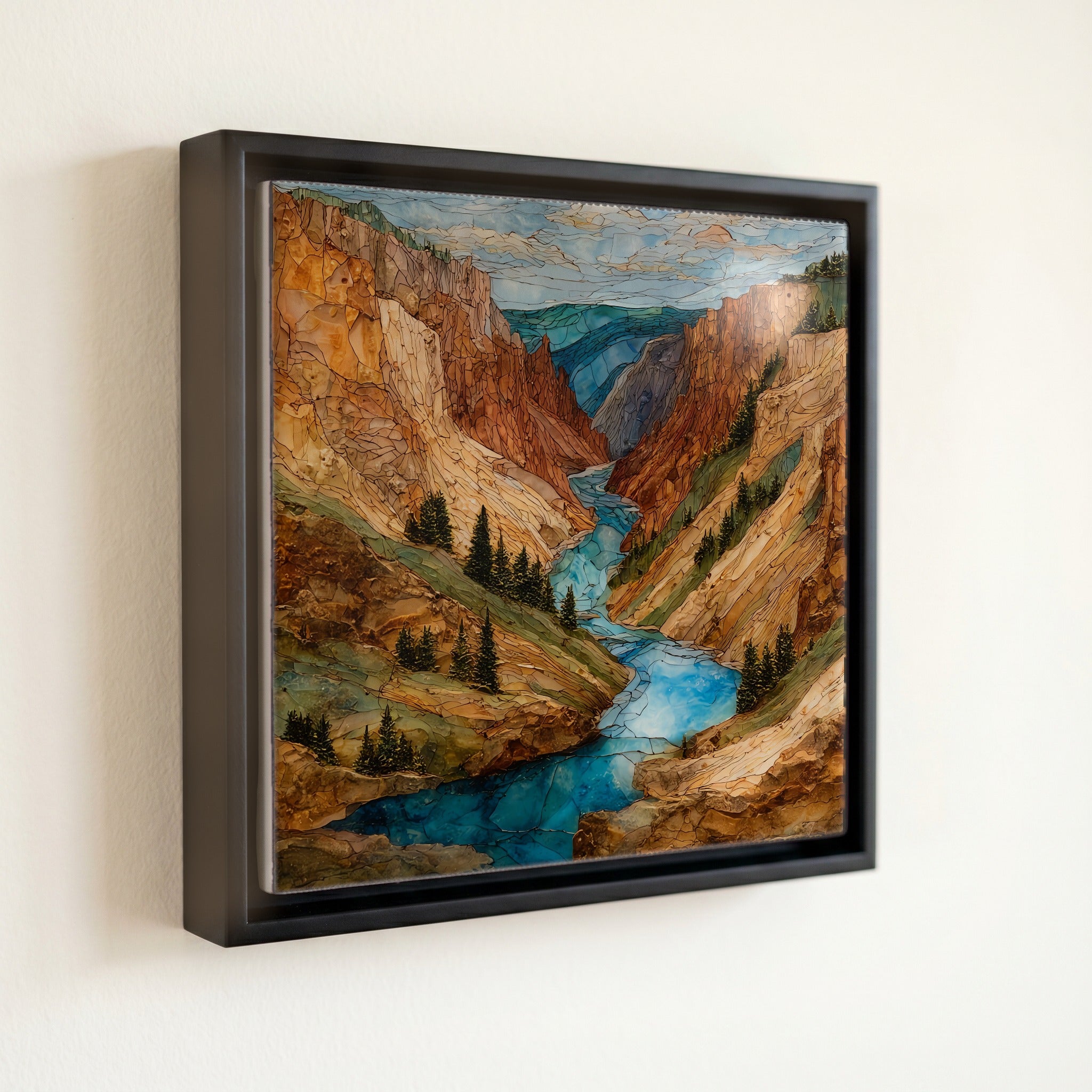 Bighorn Canyon cutting into — front