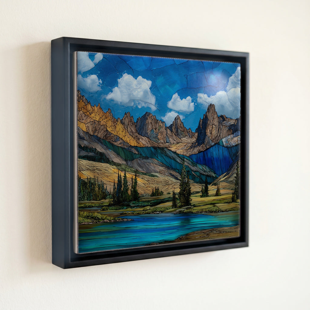 the Pinedale Sawtooth Mountains — front
