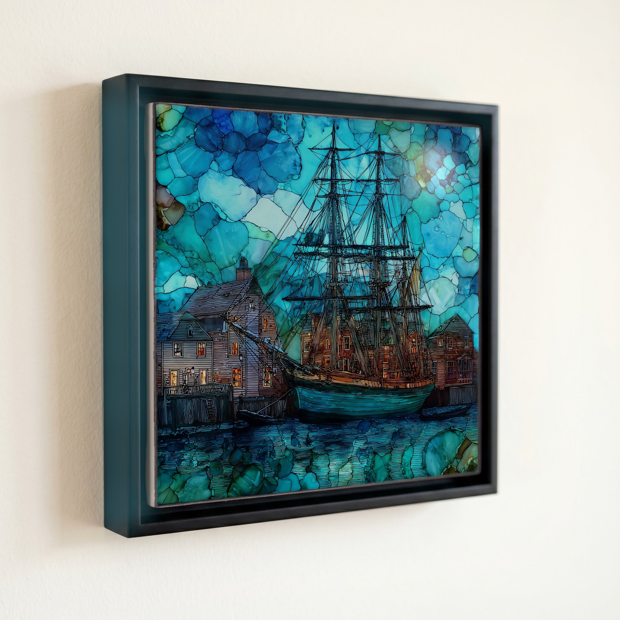 the Mystic Seaport whaler — front