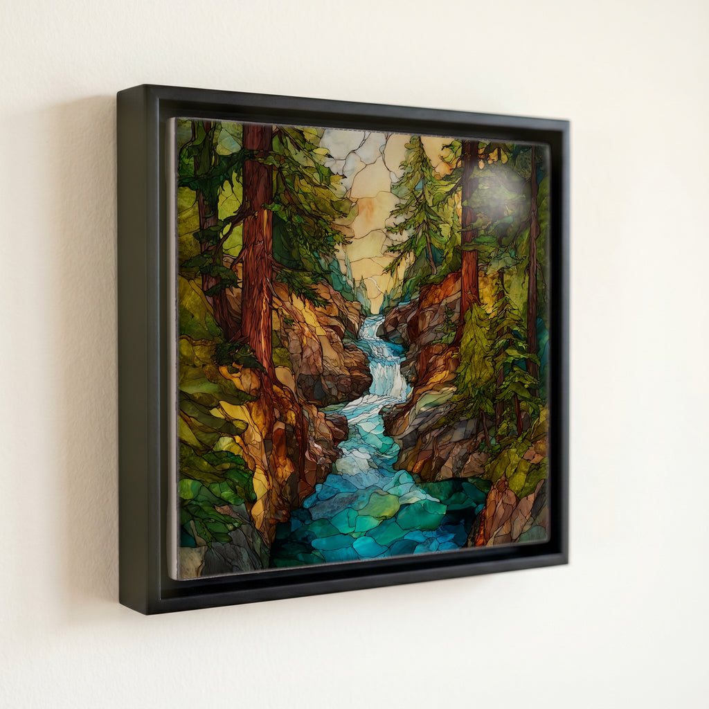 Avalanche Creek cutting a — front