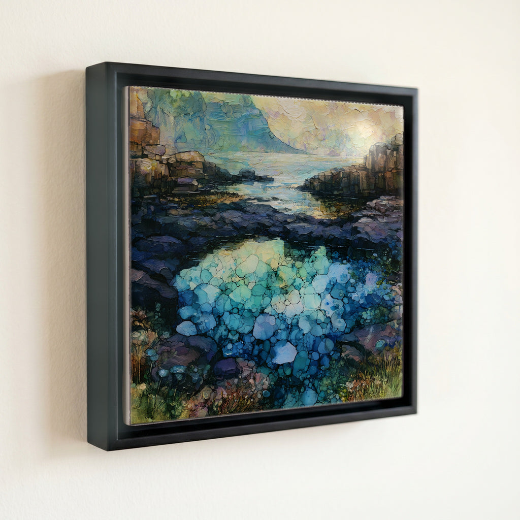 a tidal pool of — front
