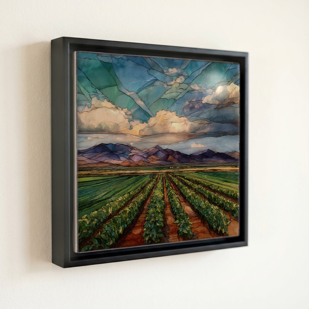Hatch chile fields — front