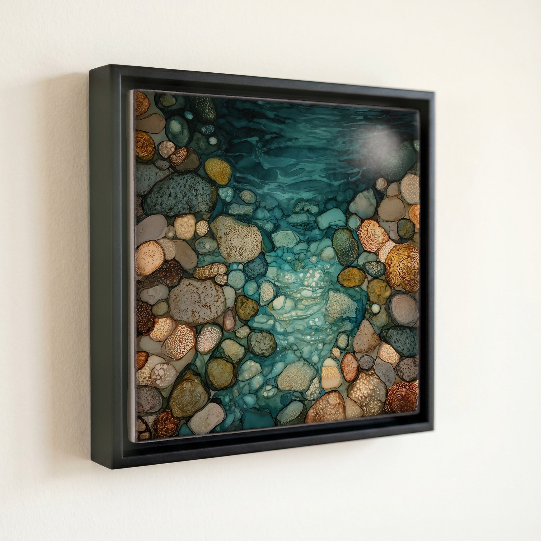 a Petoskey state stone — front