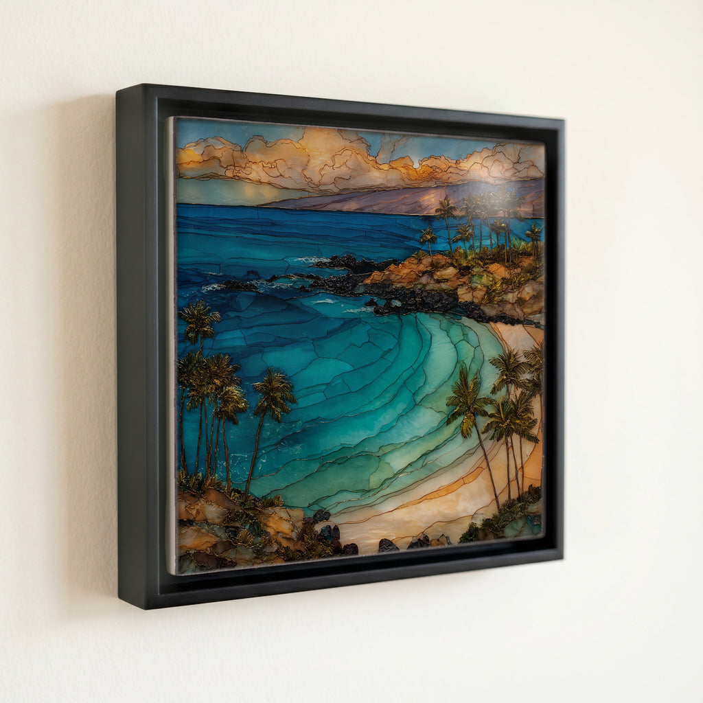 Napili Bay Maui Ceramic Art Tile — front