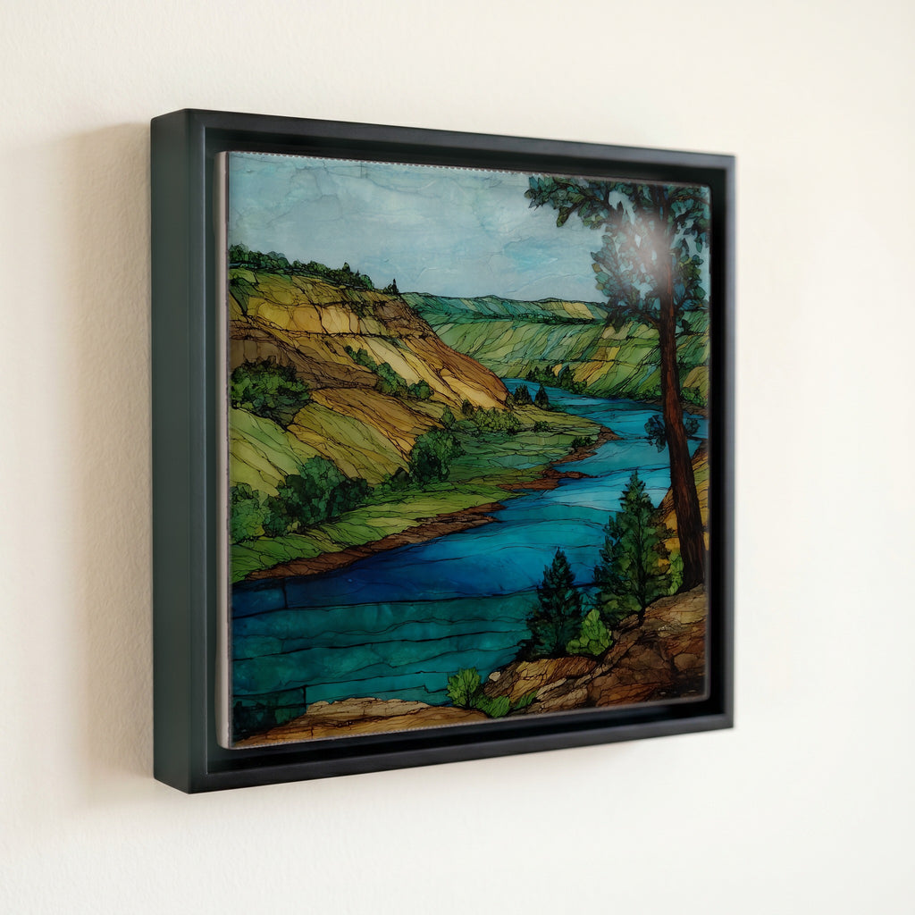 the Missouri River bluffs near Omaha — front