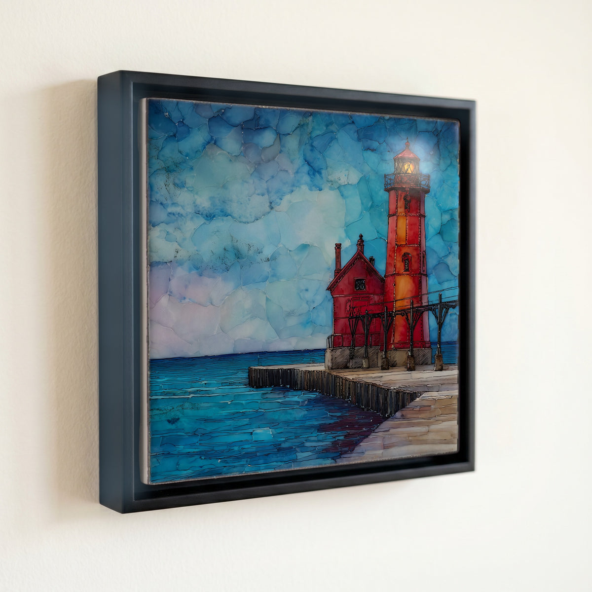 the South Haven Lighthouse — front