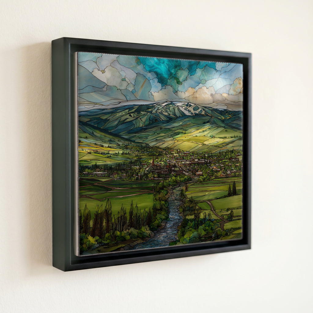Steamboat Springs at sunset Yampa Valley — front