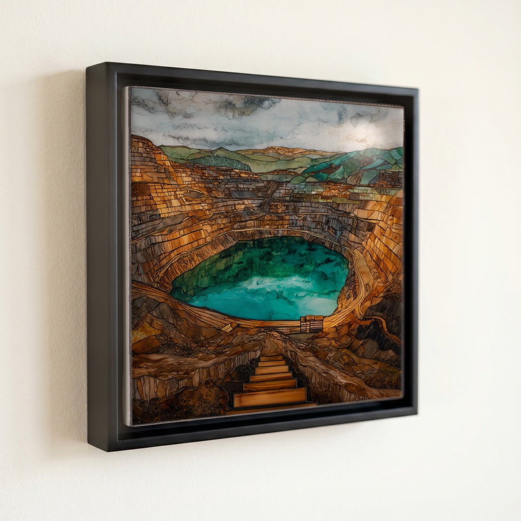 the Berkeley Pit gaping — front