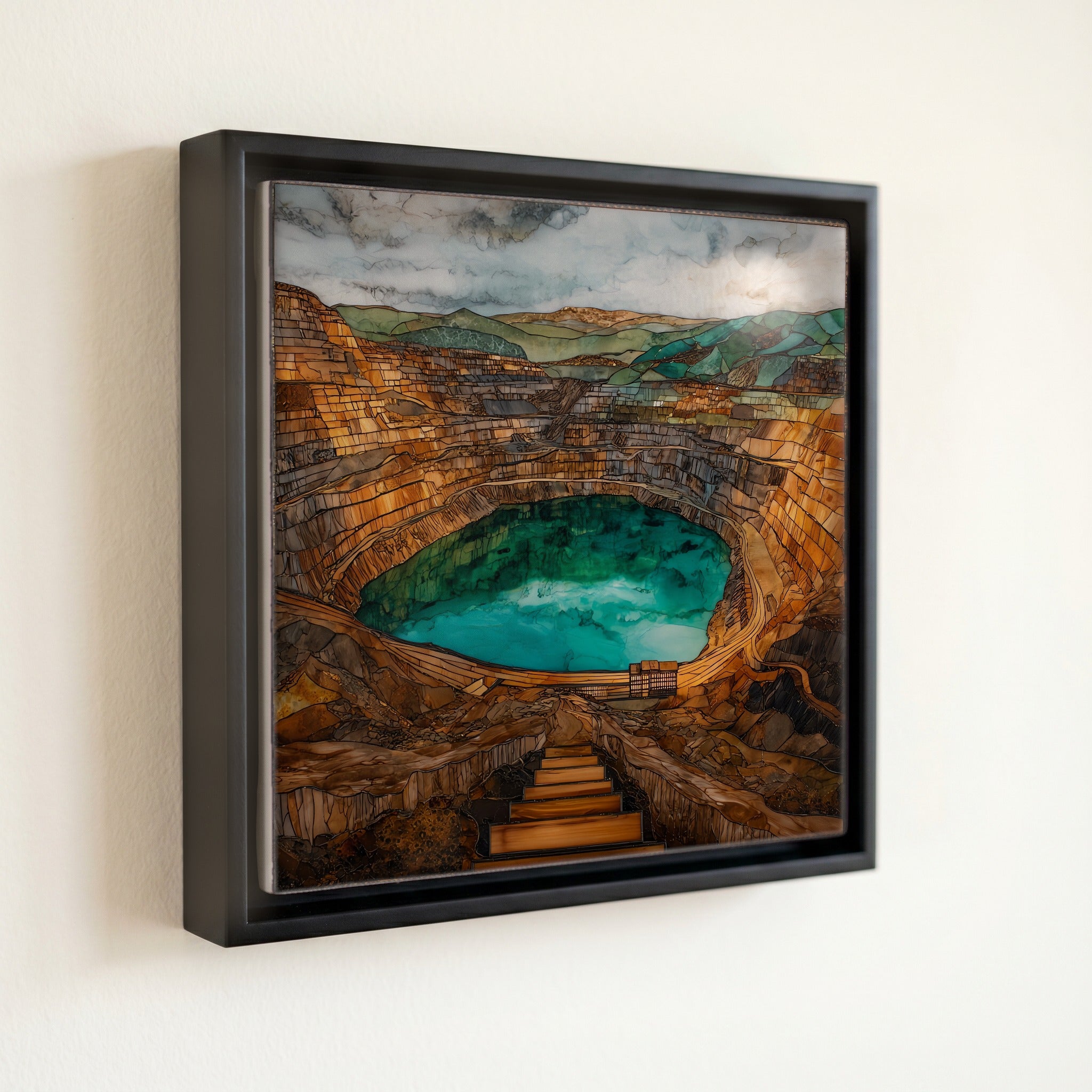 the Berkeley Pit gaping — front