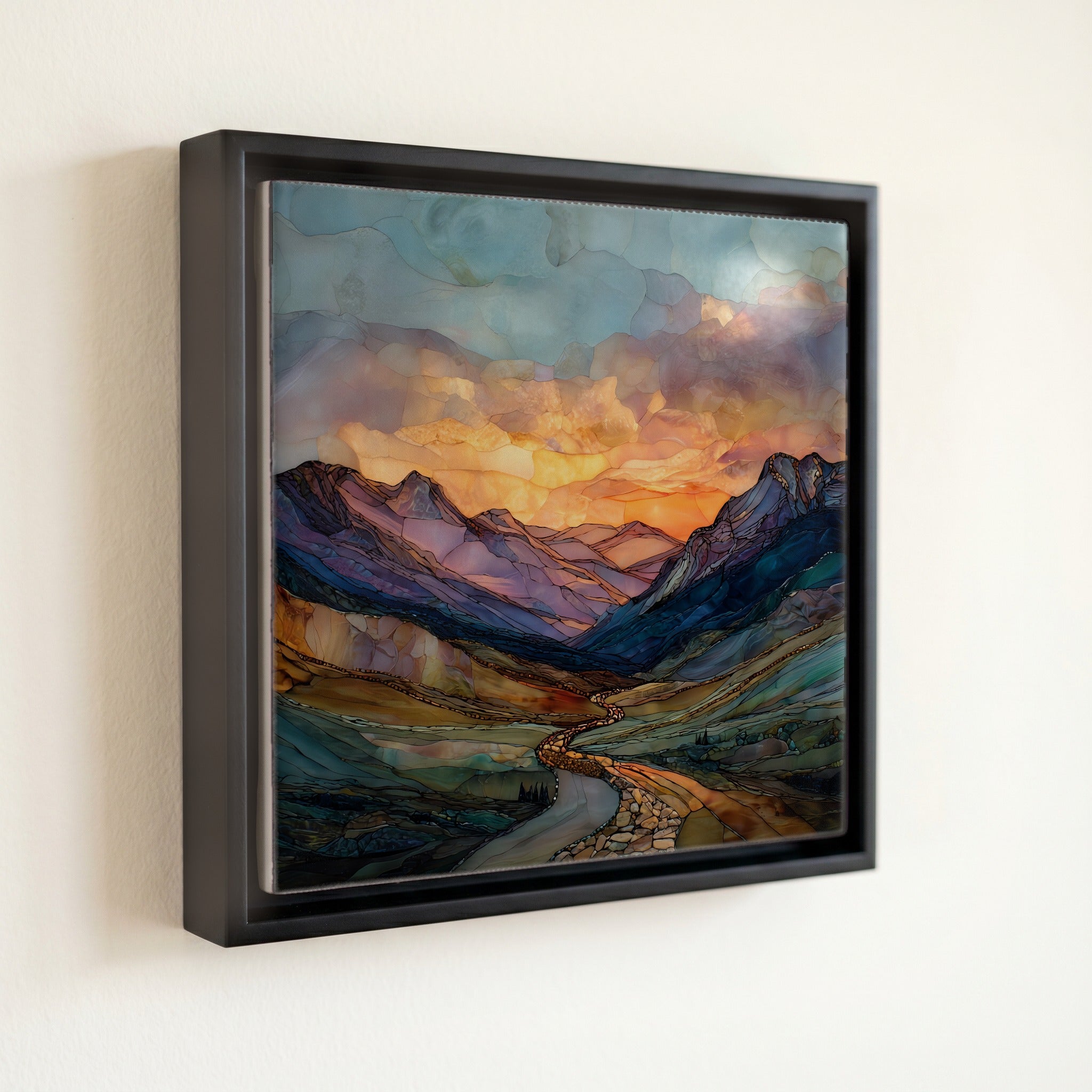 Top of the Rockies Byway Sawatch Range Ceramic Art Tile — front