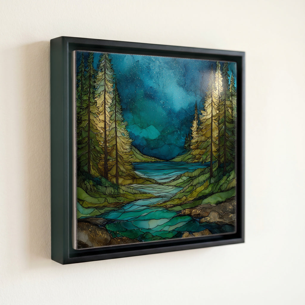 the Pine River running wild — front