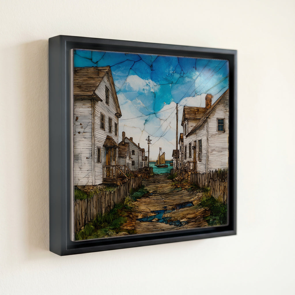 a Tangier Island village street — front