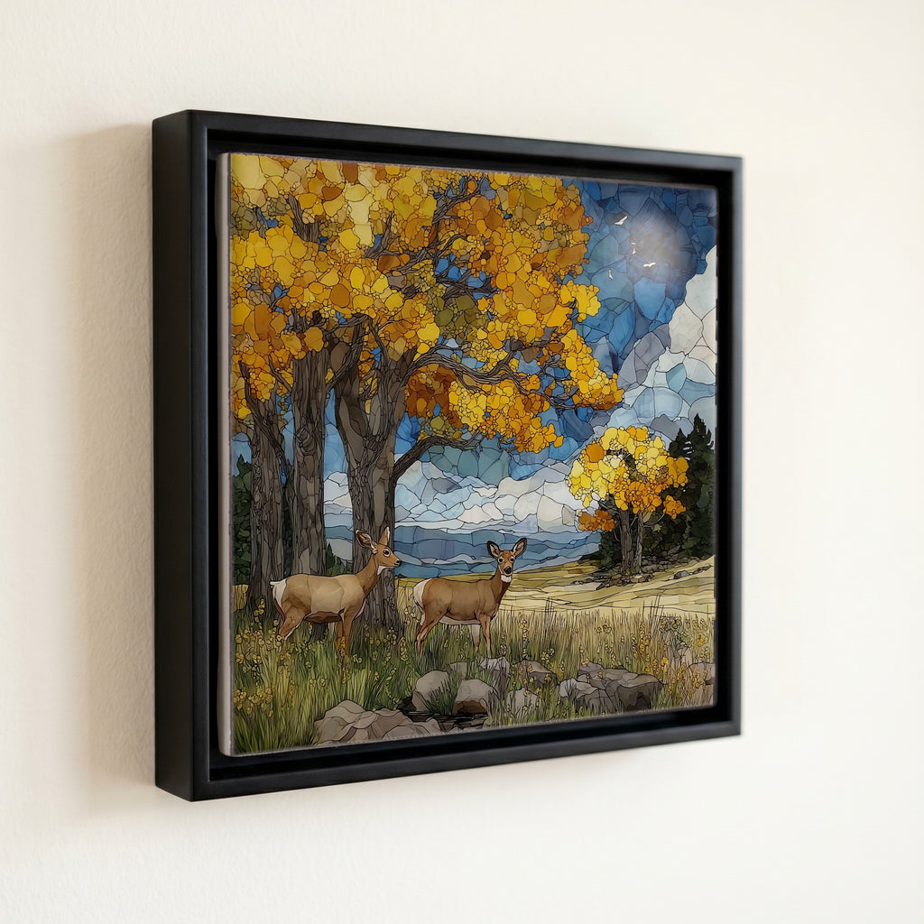 mule deer — front