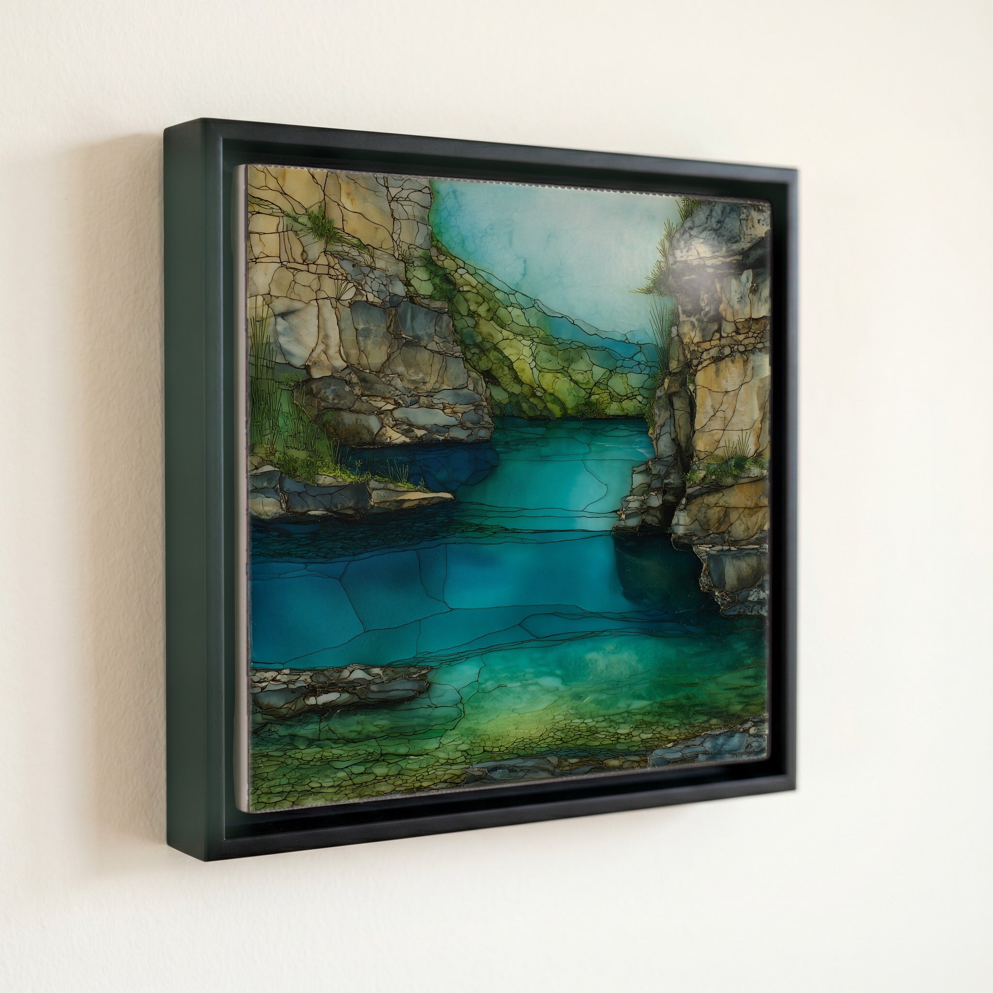 Melissani Cave Lake — front