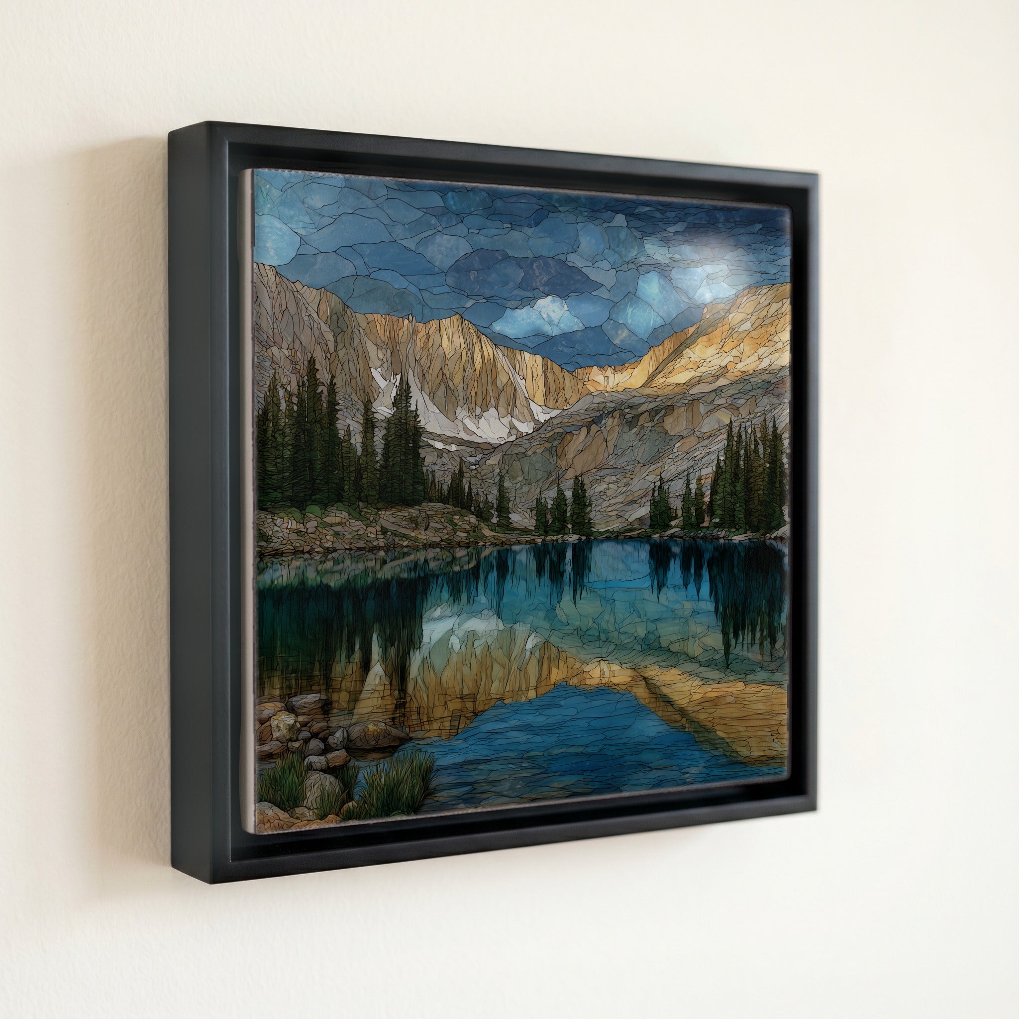 Mirror Lake on the Snowy Range — front