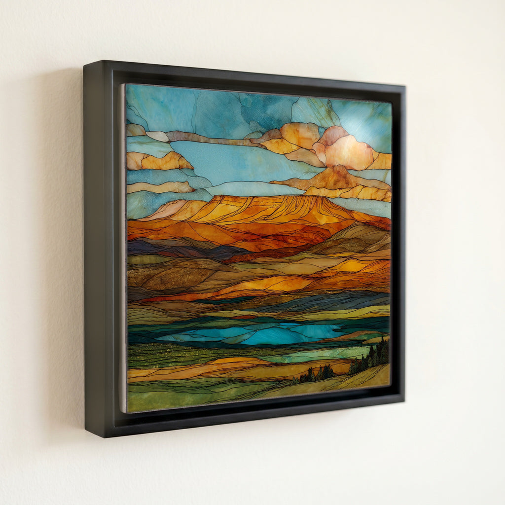 Grand Mesa Scenic Byway Ceramic Art Tile — front