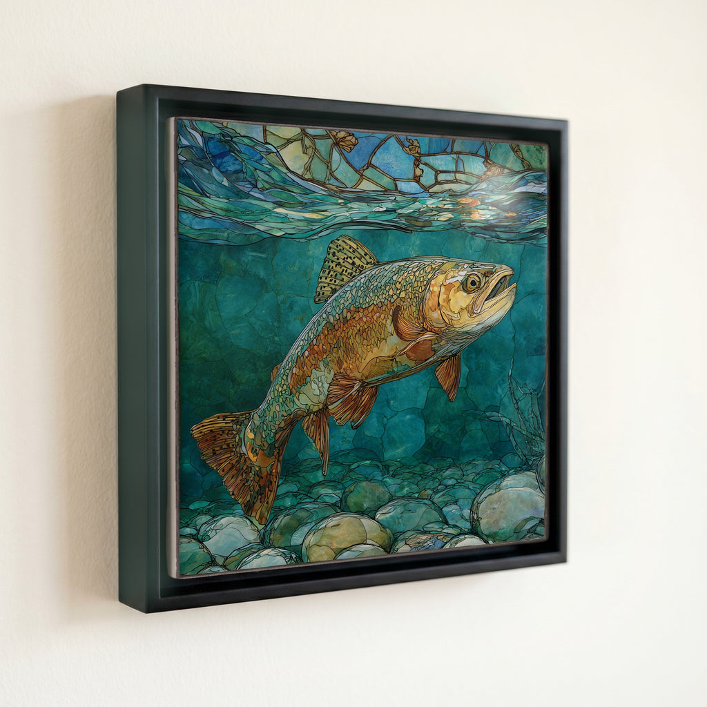 a Lahontan cutthroat trout — front