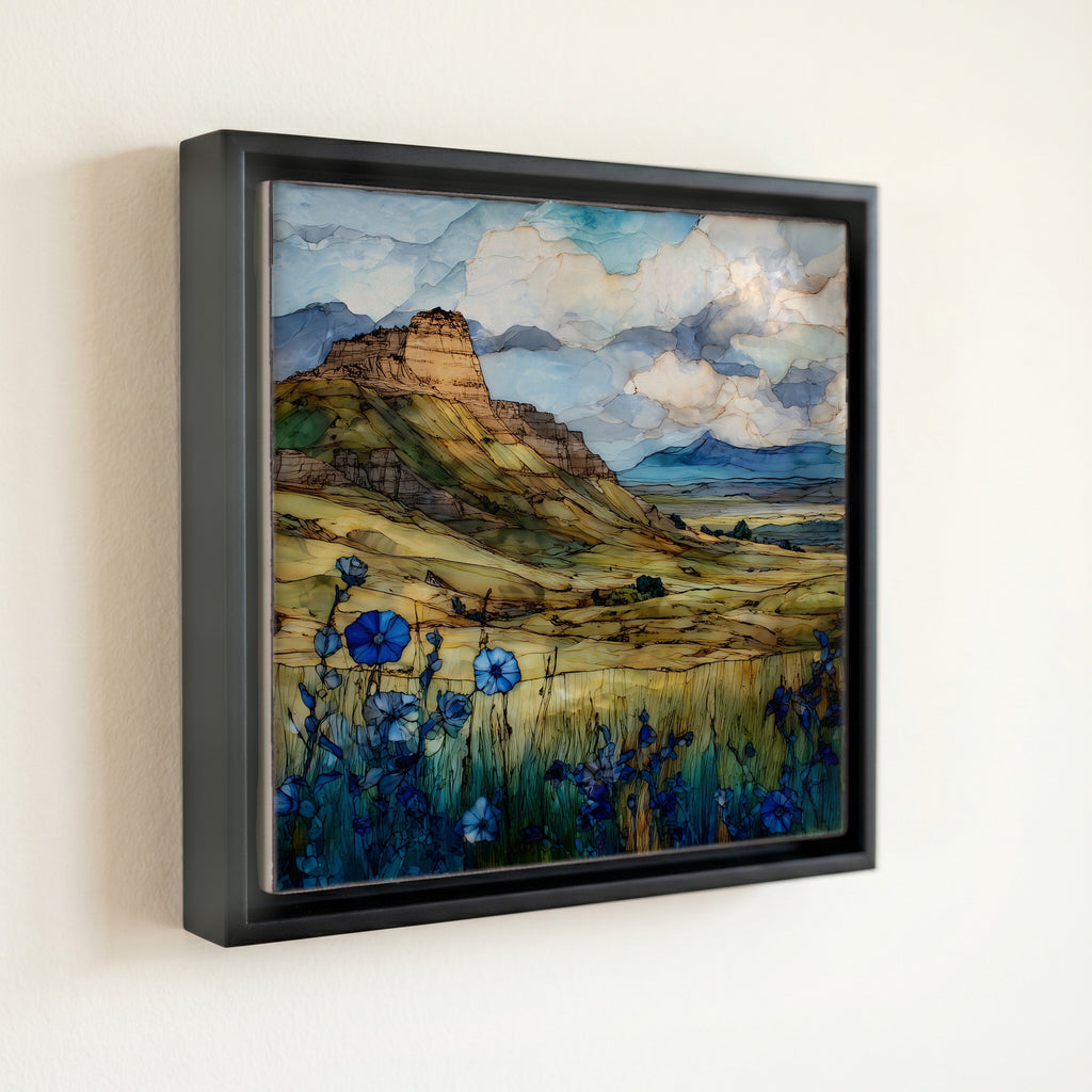 the Scotts Bluff summit — front