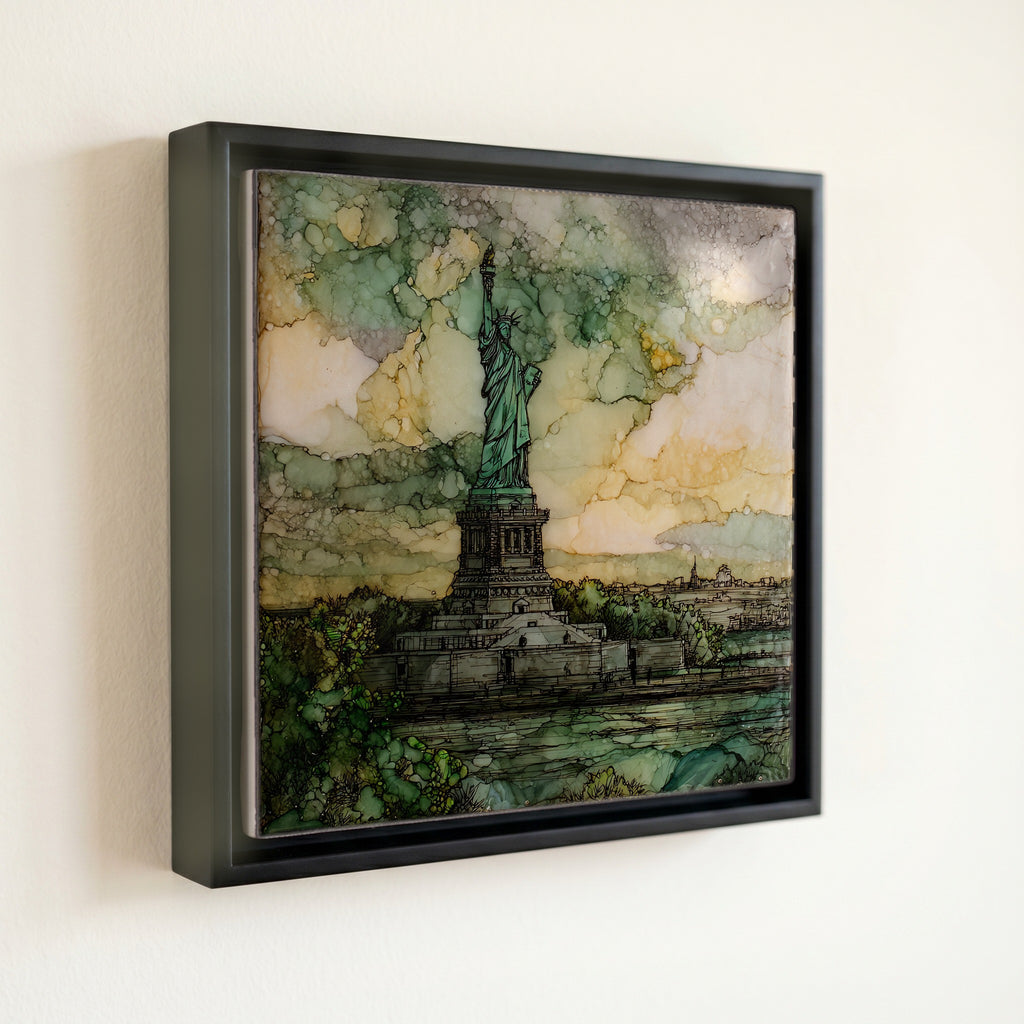 the Statue of Liberty — front