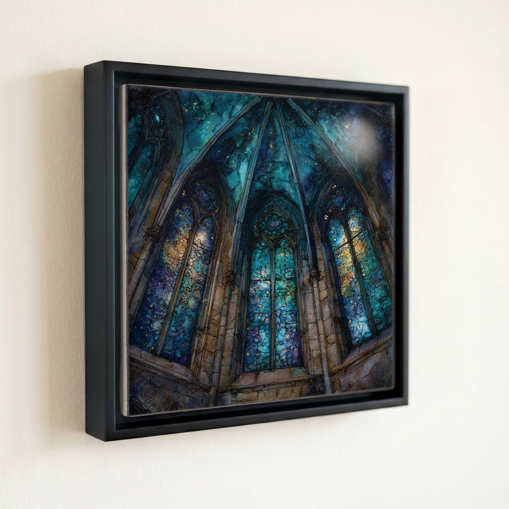 Leon Cathedral Stained Glass Interior — front