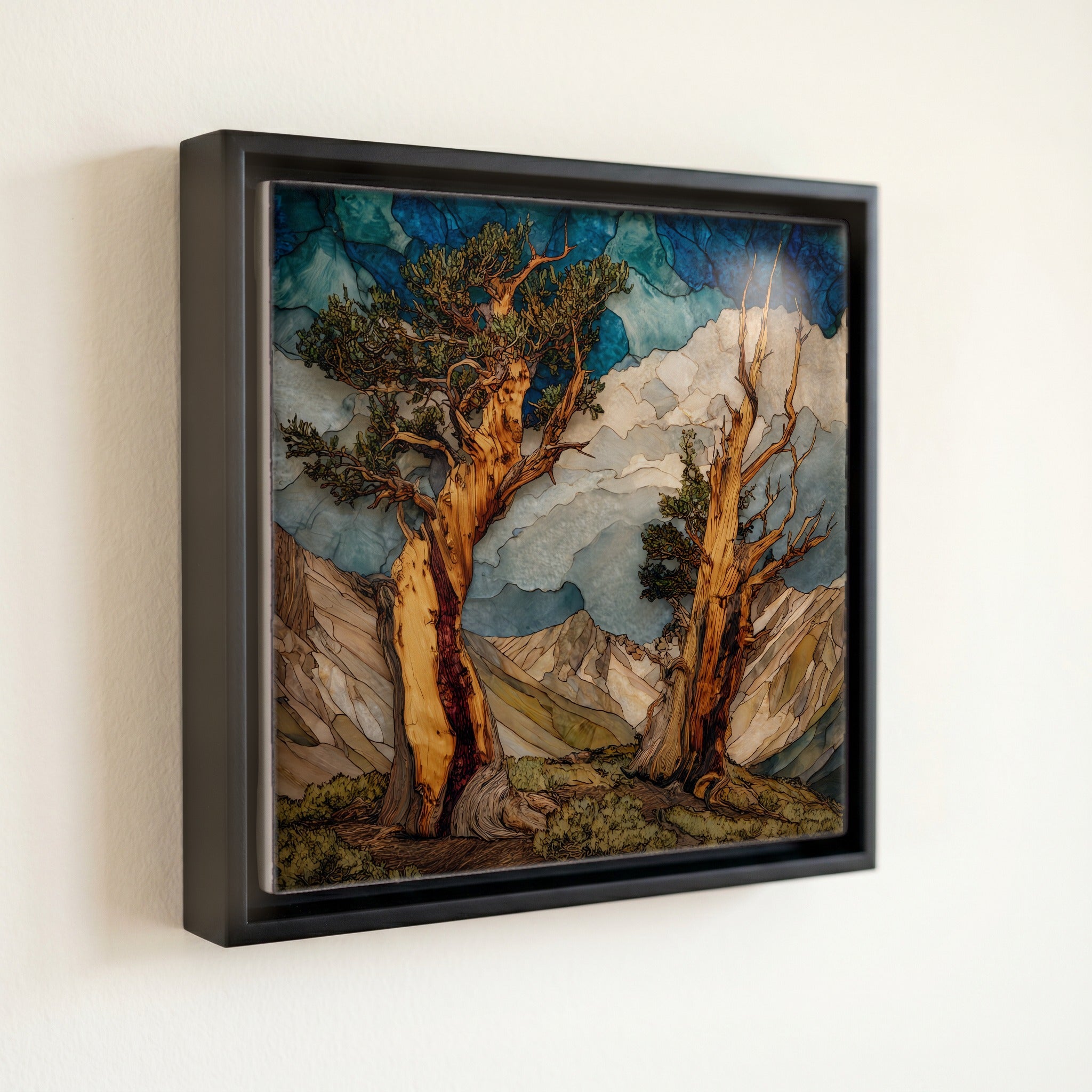 ancient bristlecone pines on — front