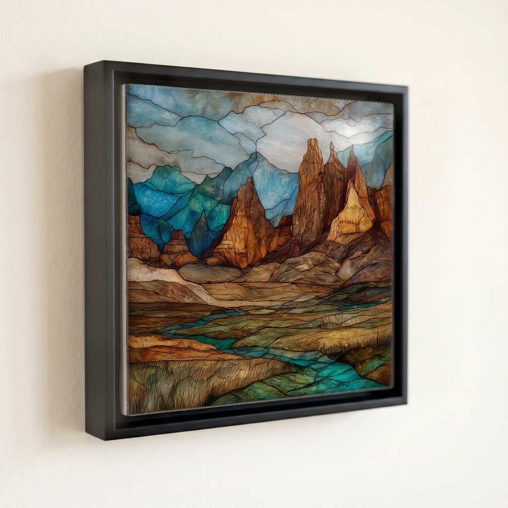 Badlands Window Trail framing — front