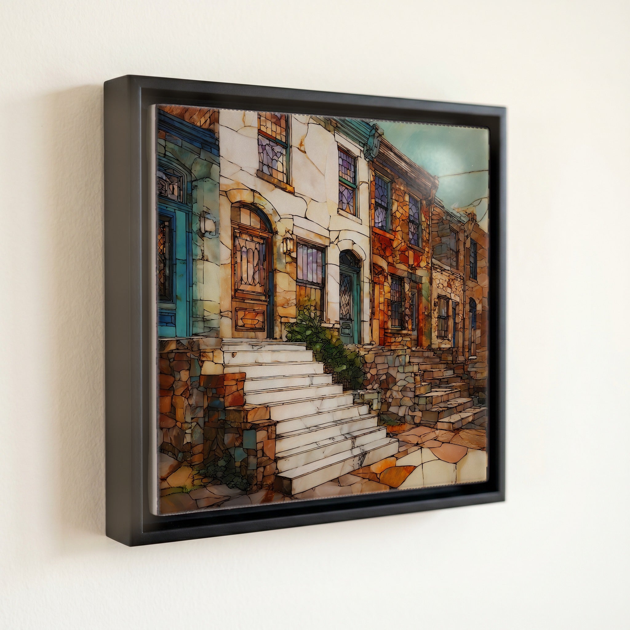 Federal Hill rowhouses — front