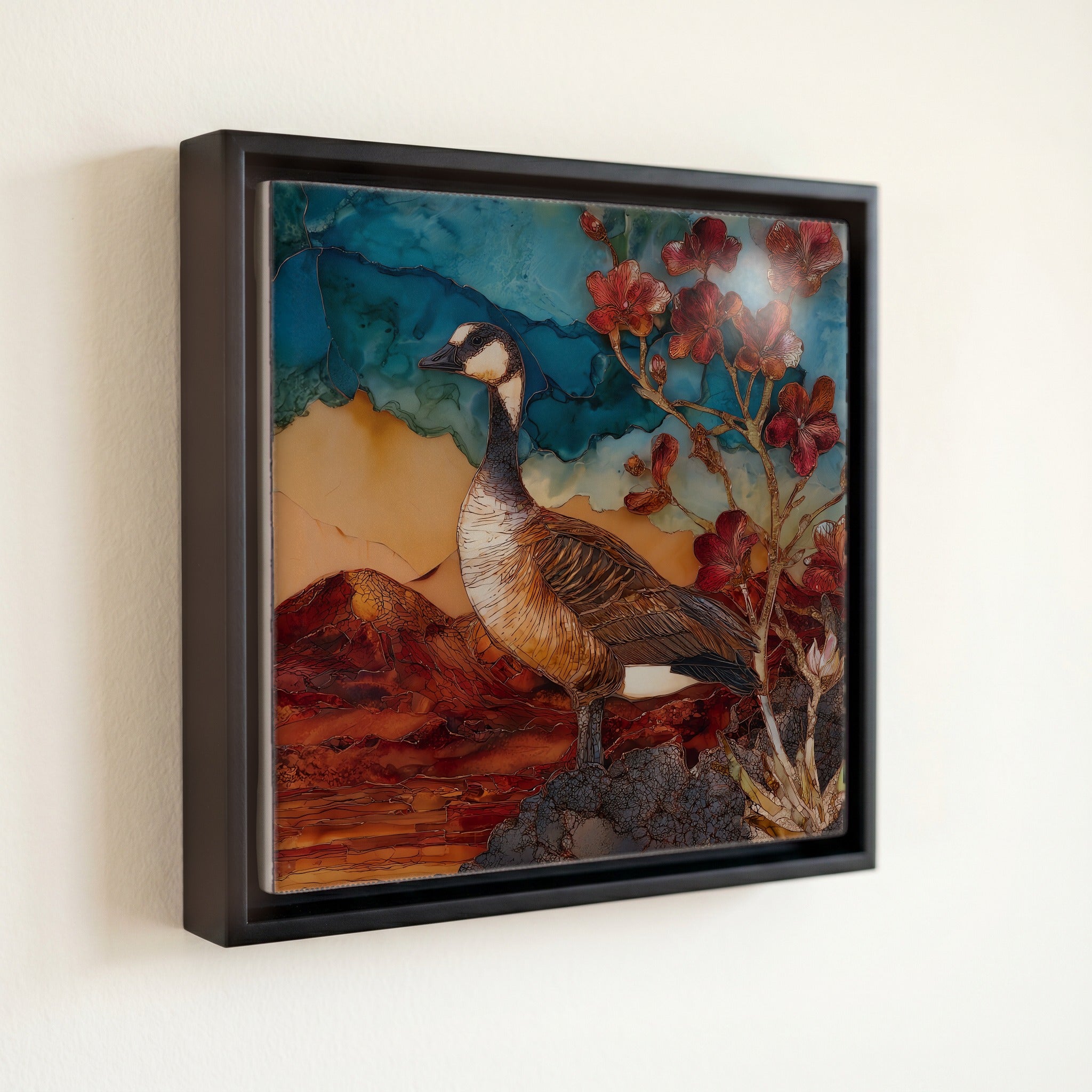 Nene Haleakala Maui Ceramic Art Tile — front