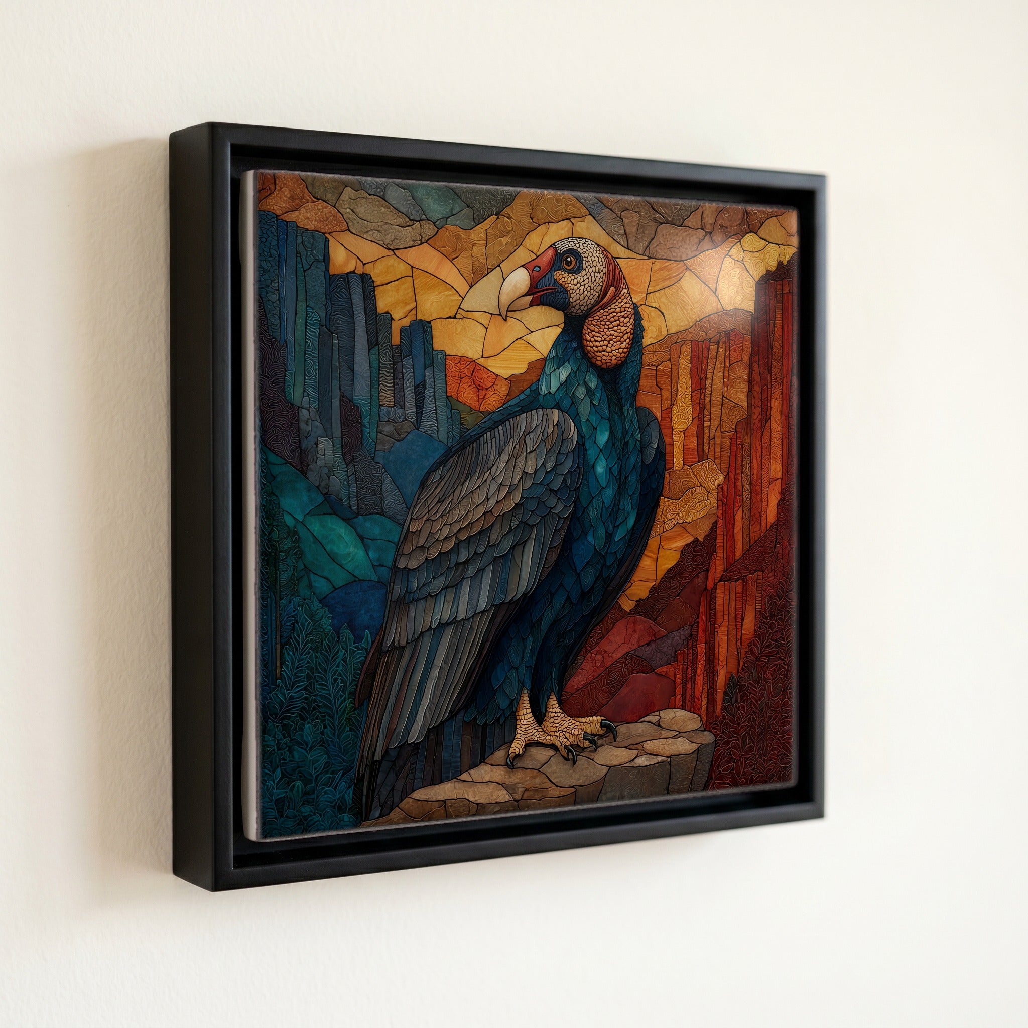 California condor on a — front