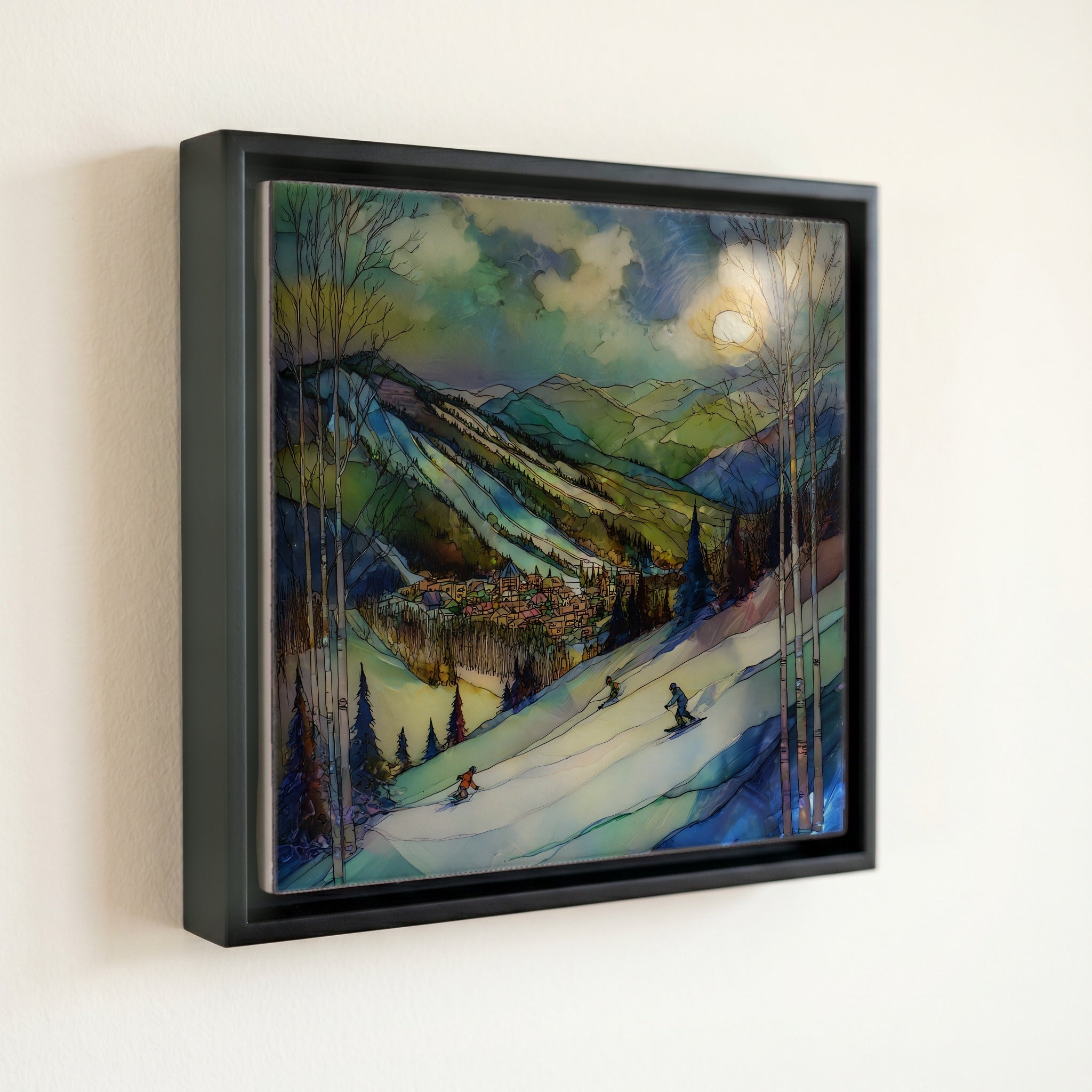 Angel Fire ski mountain — front
